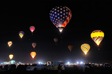 The Dawn Patrol at the Albuquerque Balloon Fiesta