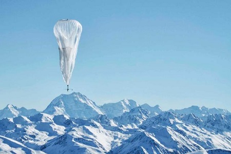Since June 2013, Google has been running a pilot test of its Project Loon, providing Internet connectivity via hot-air balloons Photo: Engineering and Technology Magazine