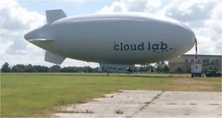Skyship Cloud Lab moored 2