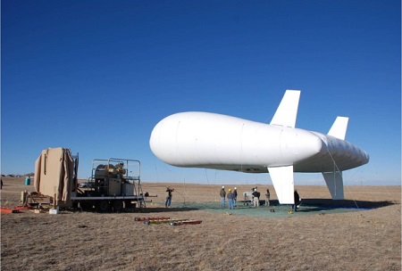 South Korean officials will experiment putting aloft a blimp over several islands west of the peninsula, just south of the disputed maritime border between the two Koreas. Photo: South Korea Defense Acquisition Program Administration 