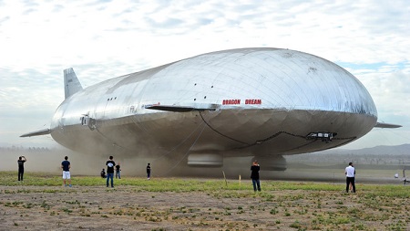 With better zeppelin and blimp designs and a buoyant gas that can’t ignite, makers such as Worldwide Aeros Corp. say they’re negotiating their first sales to the $960 billion mining industry to complement truck and rail transport.  Photo: Worldwide Aeros Corp. via Bloomberg