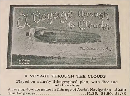 Page 19 featuring “The Game of To-day”; A Voyage Through the Clouds Source: Archive.org