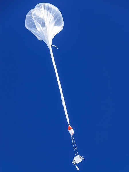 The 2013-2014 BARREL balloon campaign is underway -- this balloon was launched on Dec. 31, 2013. BARREL's job is to help unravel the mysterious radiation belts, two gigantic donuts of particles that surround Earth. Image Credit: BARREL/M. Krzysztofowicz 