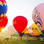 A national hot air balloon competition has lifted off in Central China’s city of Wuhan