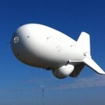 The aerostat — a large floating balloo