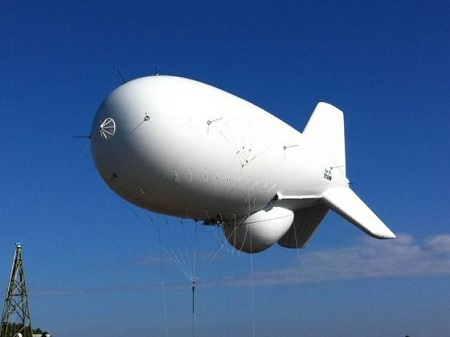 The Aerostat System. Photo: Ng Eng Hen's Facebook Page 