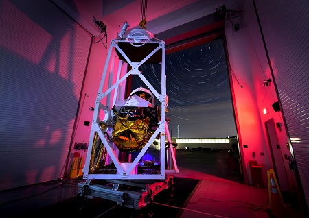 NASA¹s Balloon Observation Platform for Planetary Science, shown during testing at the Johns Hopkins Applied Physics Laboratory.  Image Credit: NASA/JHUAPL 