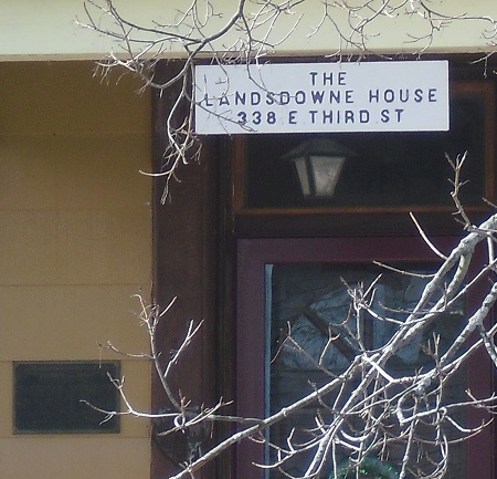 Sign at the entrance of the Lansdowne home in Greenville, Ohio. Photo: © Alvaro Bellon