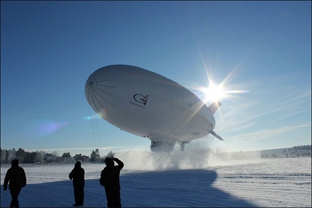 Augur RosAeroSystems already produces multifunctional airships for use in northern climate conditions.  Picture: Augur RosAeroSystems 
