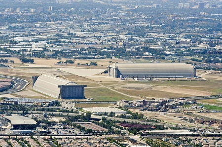 Plans are advancing to give one of Tustin's historic blimp hangars new life, as part of an “urban village” in the heart of the Tustin Legacy community. Photo: Joshua Sudock - The Orange County Register 
