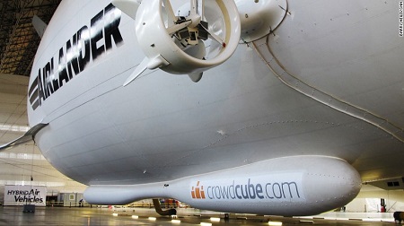 Diesel V8 engines – Four diesel V8 engines will propel the Airlander 10 to speeds of up to 91 miles an hour. Source: CNN