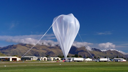 May launch of NASA super-pressure balloon.  Credit: NASA