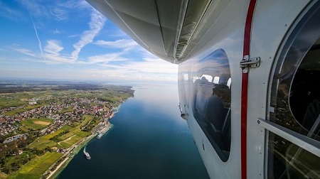 Zeppelin already offers short pleasure flights in airships from Friedrichshafen, Germany.  Credit: Zeppelin/Michael Haefner